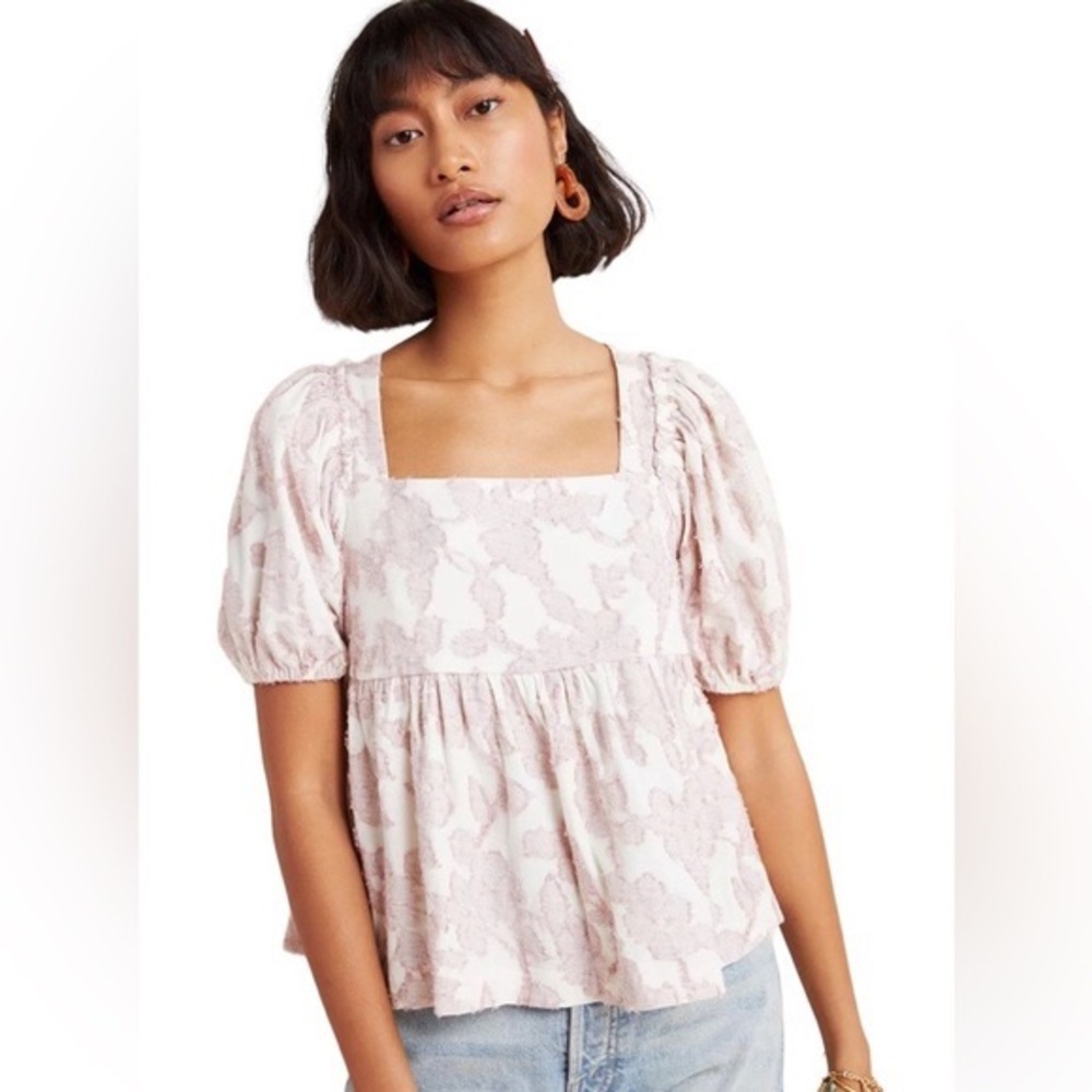 Anthropologie Batia Textured Babydoll XS